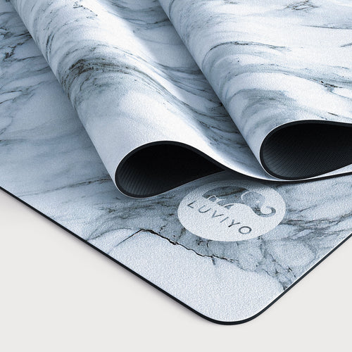 All-in-One Yogamatte White Marble