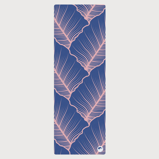 All-In-One Yoga mat Purple Leaves