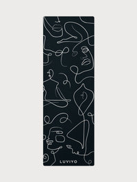 All-In-One Yoga Mat Black Art
