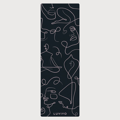 All-In-One Yogamatte Black Art