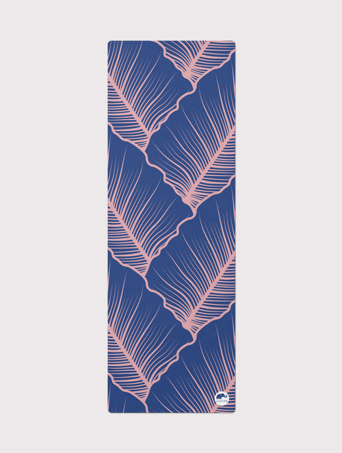 All-In-One Yoga Mat Purple Leaves