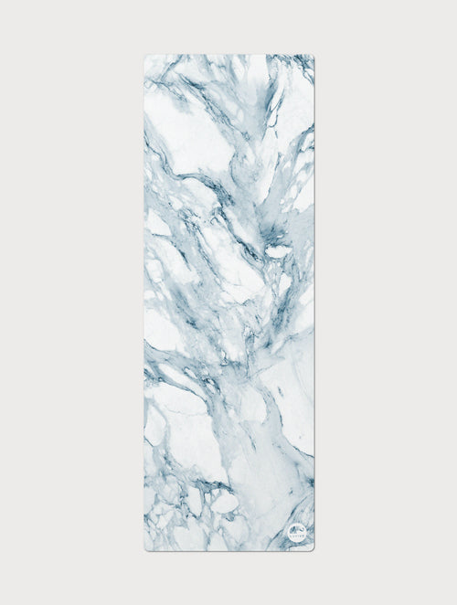 All-in-one yoga mat White Marble