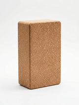 Yoga block made of natural cork
