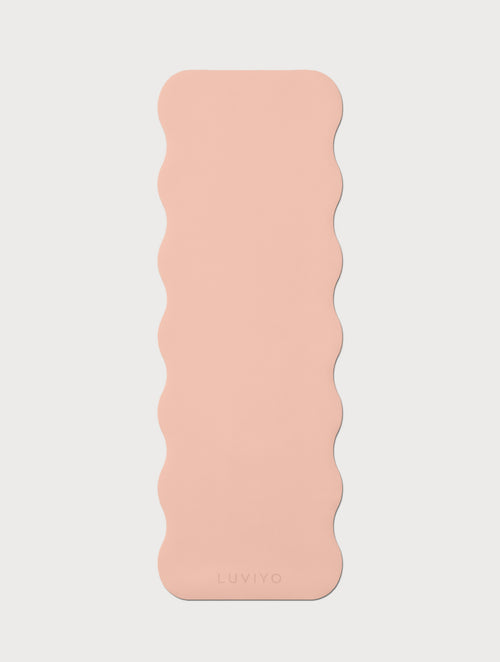 Yoga + Pilatesmatte Wavy Peach