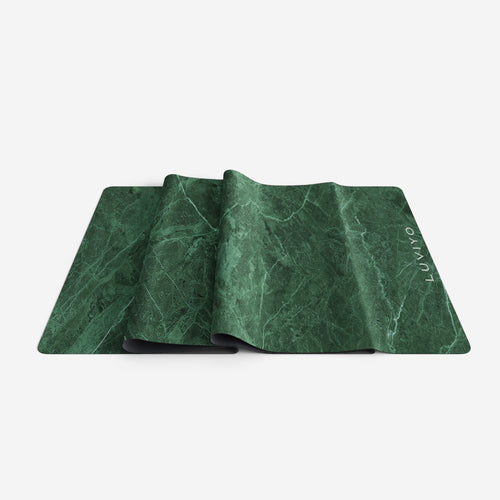 Travel Yogamatte Green Marble