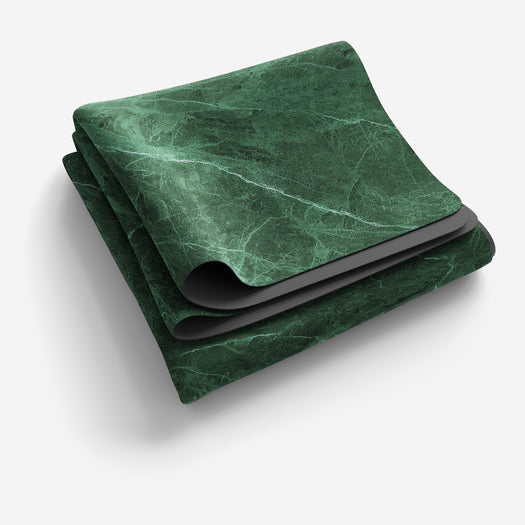 Travel Yogamatte Green Marble
