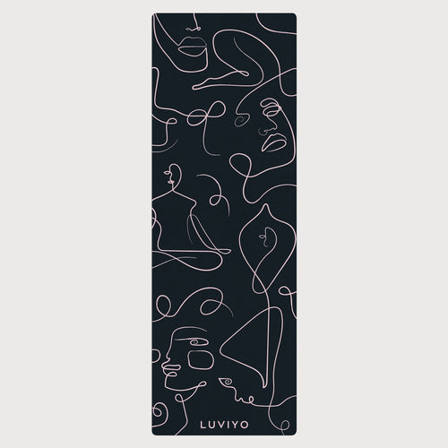 Travel Yogamatte Black Art