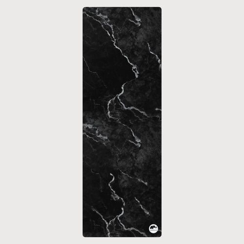 Travel Yogamatte Black Marble