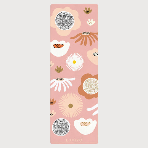 Travel Yogamatte Gold Blossom
