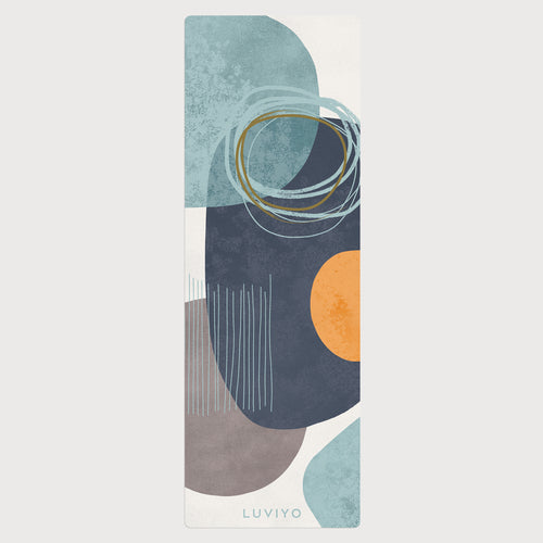 All-In-One Yogamatte Gold Circles