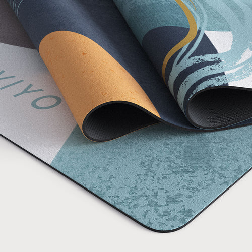 All-In-One Yogamatte Gold Circles