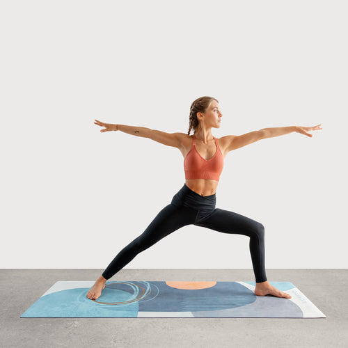 All-In-One Yogamatte Gold Circles