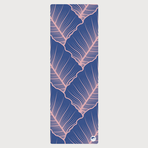 Travel Yogamatte Purple Leaves