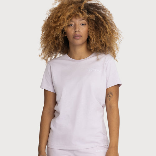 Organic Cotton T-Shirt Misty Lilac