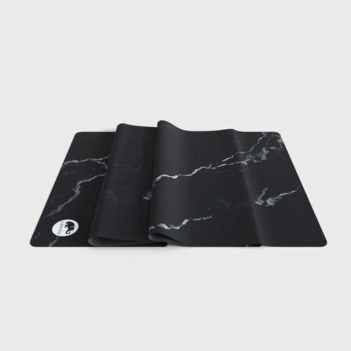 Travel Yogamatte Black Marble