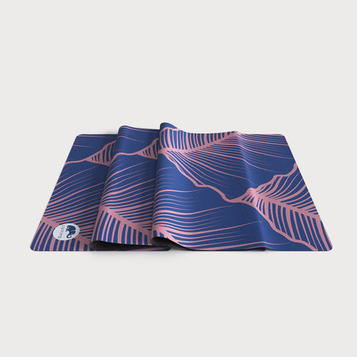 Travel Yogamatte Purple Leaves